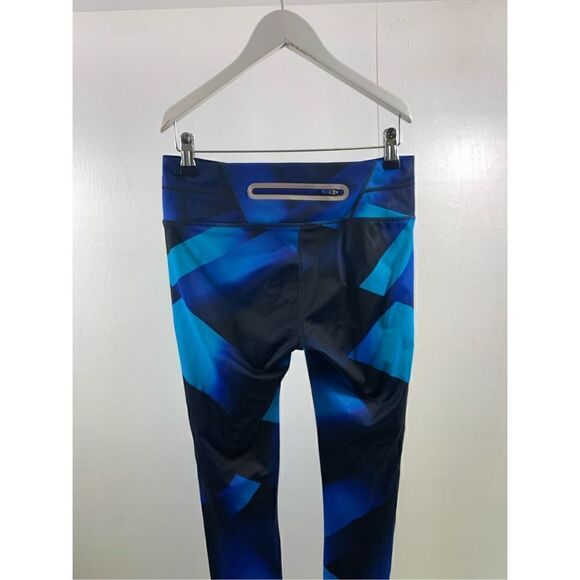 Athleta Geometric Blue Leggings Size S - Picture 4 of 12